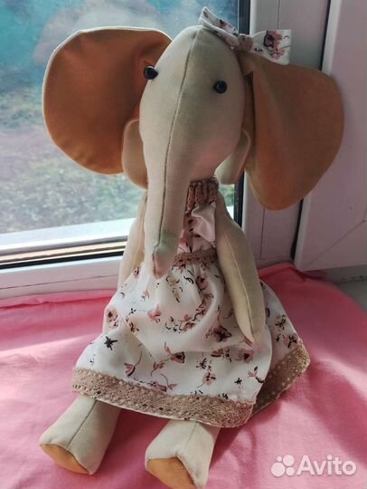 Текстильная интерьерная кукла 