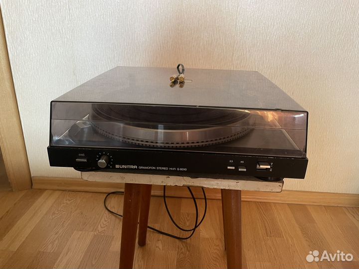 Виниловый проигрыватель unitra G8010