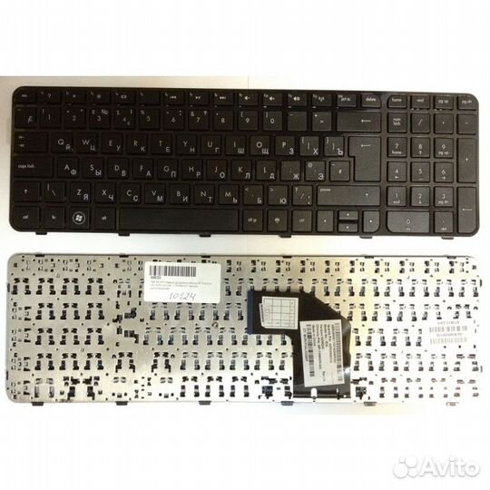 Новая клавиатура для ноутбука HP Pavilion чёрная