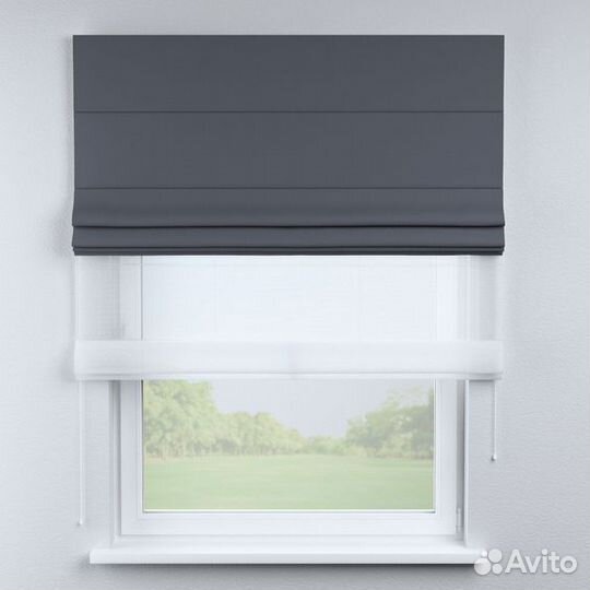 Двойная римская штора