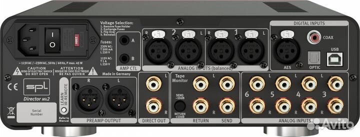 Предварительный усилитель SPL Director Mk2 silver