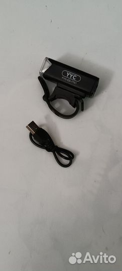 Велосипедный фонарь передний аккумуляторный