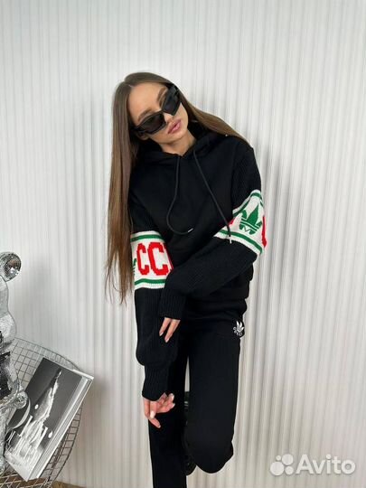 Костюм тройка на флисе gucci S.M.L