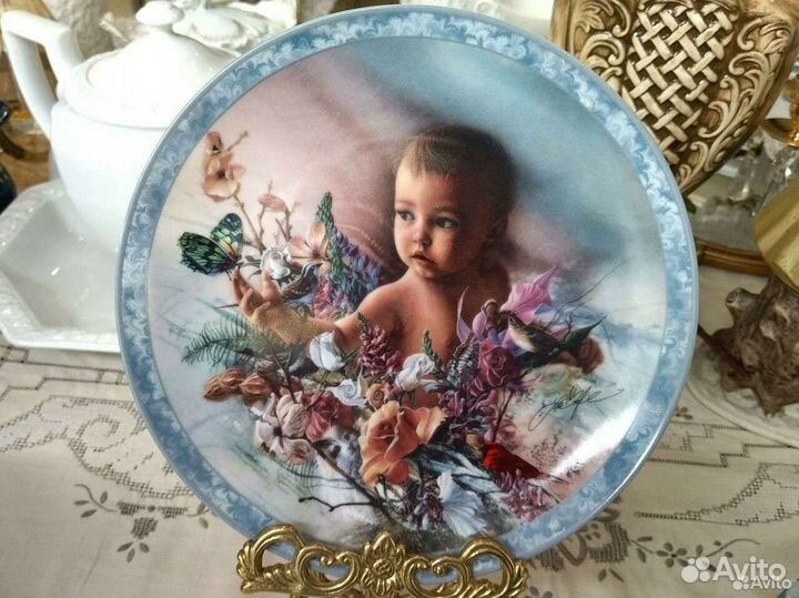 Винтаж: Bradford Exchange, декоративные тарелки