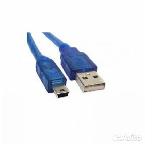 Дата кабель mini USB - USB экранированный, 30 см