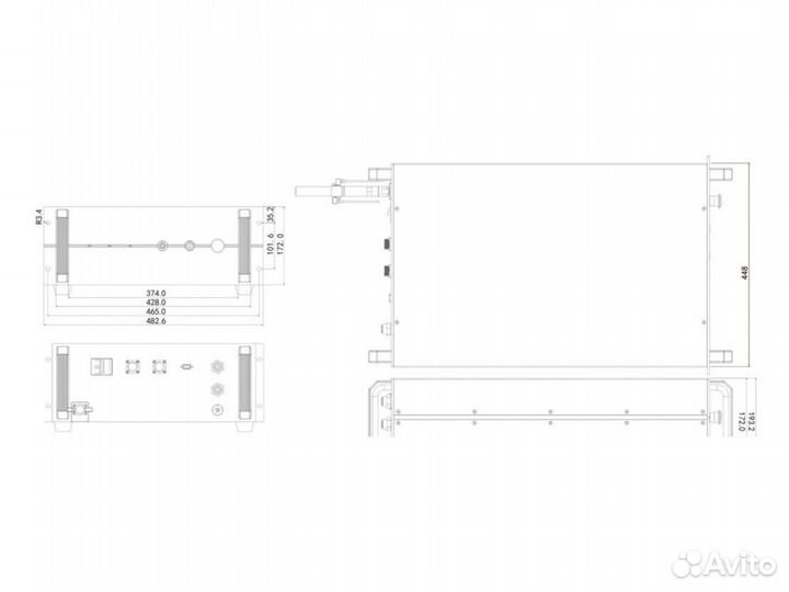 Источник оптоволоконный Maxphotonics 3000W