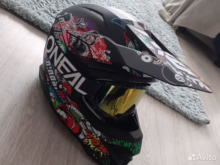 Шлем oneal мотокросовый,велосипедный