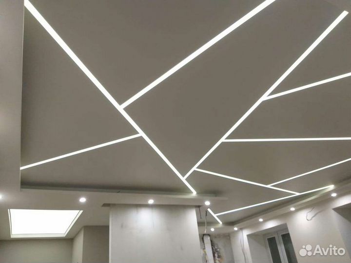 Натяжные потолки, ремонт потолков, слив воды