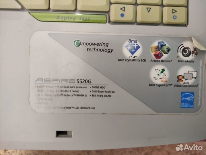 Ноутбук Aspire5520G