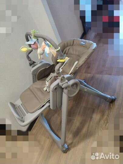 Стульчик для кормления chicco polly magic relax