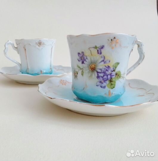 Антикварная чайная пара