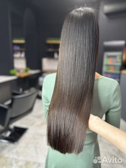 Наращивание волос Кератин Ботокс Окрашивание волос