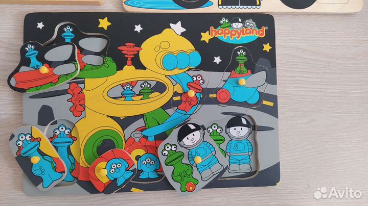 Деревянные развивающие игрушки