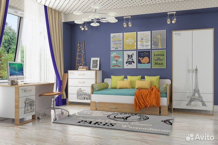 Шкаф современный с ящиками новый