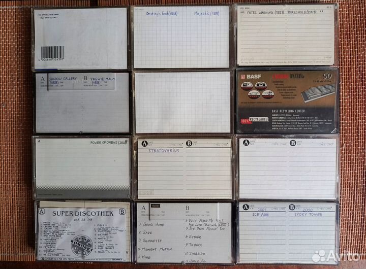 Аудиокассеты, тип 2 (Maxell, Sony, Basf)