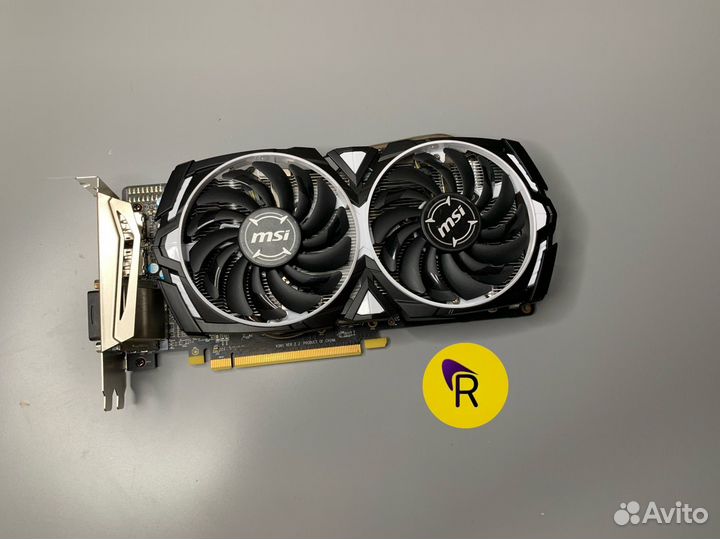 Видеокарта RX 570 8GB MSI armor 2020год