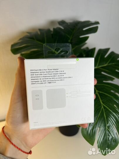 Apple 35W Power Adapter Dual USB-C Port оригинал