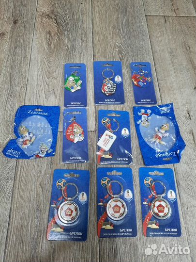 Брелки сувенирные Fifa 2018 Russia коллекция