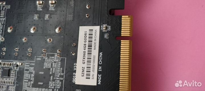 Видеокарта gtx 960 4gb