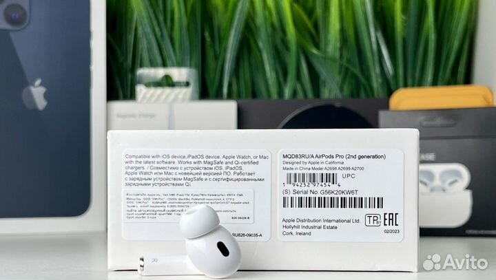 Airpods Pro 2 Premium с шумоподавлением