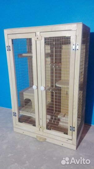 Клетка витрина для шиншилл, белок, хорьков