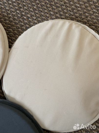 Подушка на стул круглая
