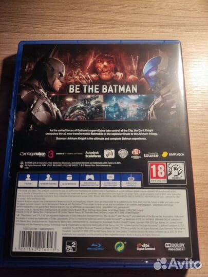 Игра Batman: Arkham Knight (PS4)