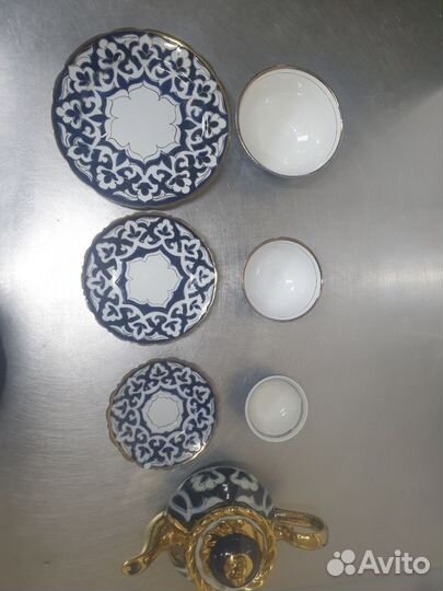 Тарелки узбекские хлопок