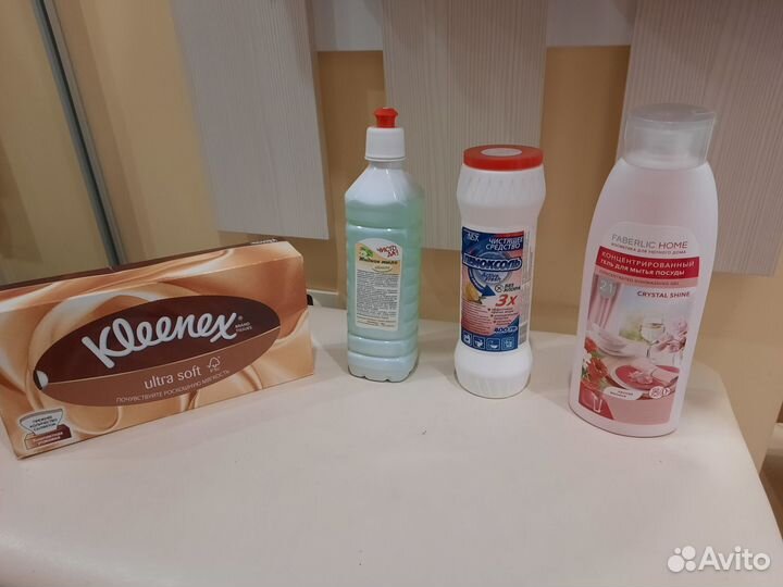 Гель для мытья посуды+пемоксоль+мыло+салфетки+