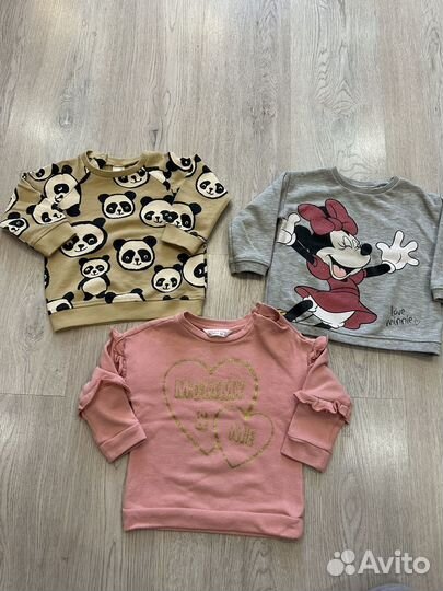 Вещи пакетом на девочку 86 92