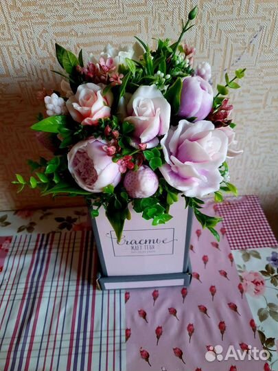 Мыло ручной работы букет