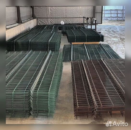 Забор сетка 3д