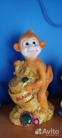 Фигурки Гжель обезьянки