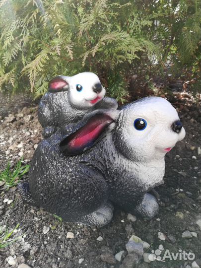 Садовые фигурки, копилки из гипса