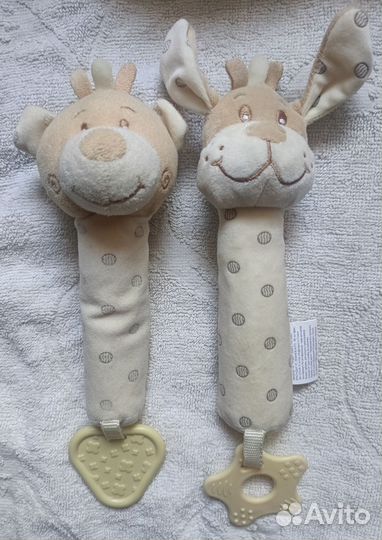 Мягкие погремушки пакетом