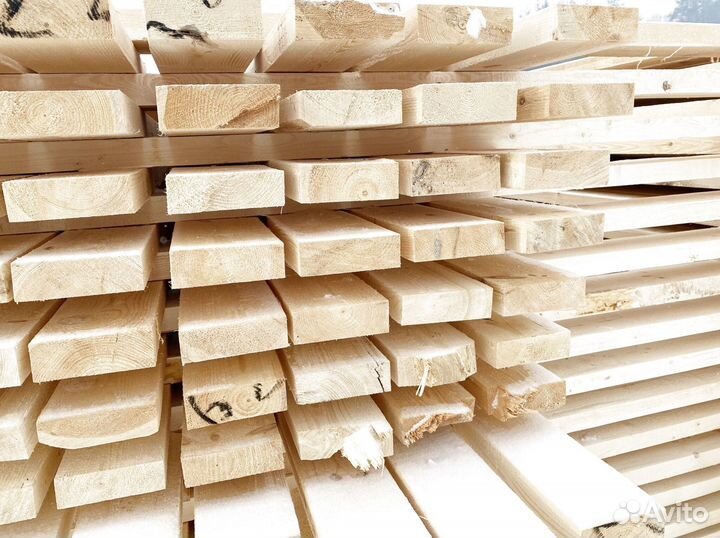 Доска обрезная из сосны