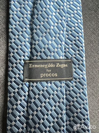 Галстук мужской шелковый новый Ermenegildo Zegna