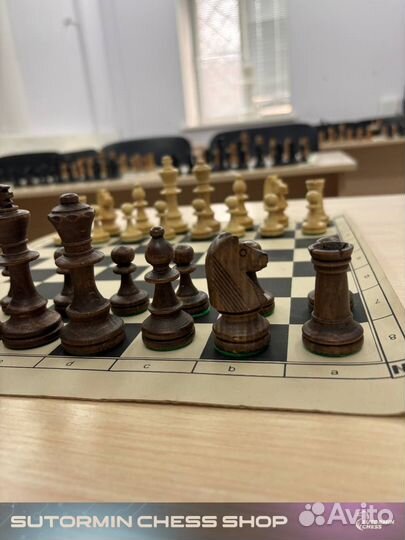 Шахматные фигуры Стаунтон №4 с утяжелителем