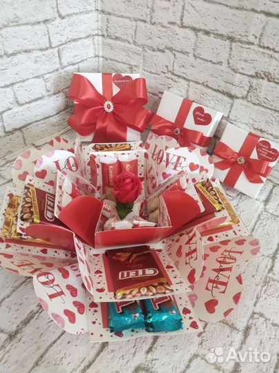 Коробочка сюрприз, сладкий подарок