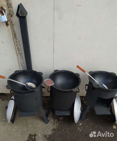 Казан чугунный 10л пл + ляган 37см
