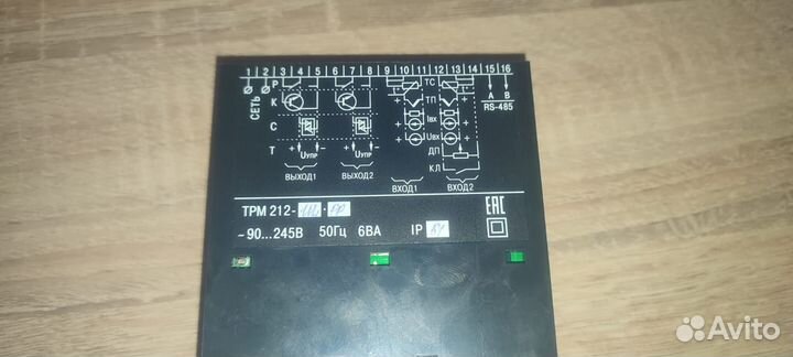 Контроллер овен Трм-212-Щ2.рр двухканальный