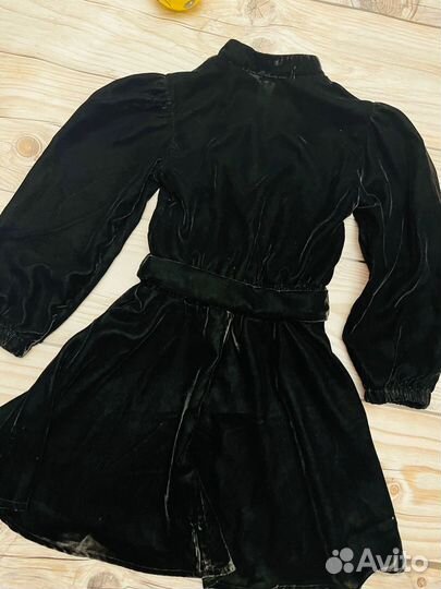 Платье бархатное для девочки