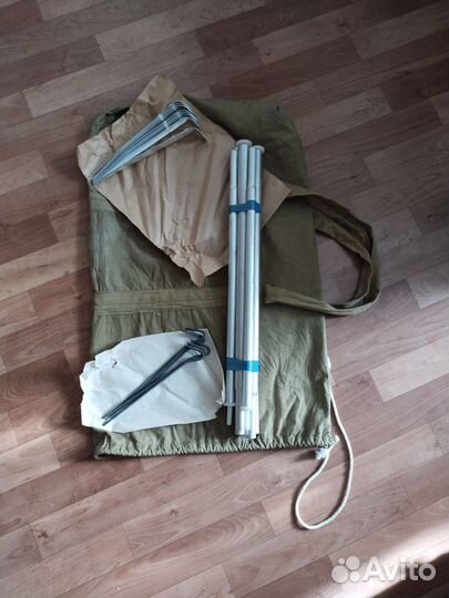 Палатка туристическая брезентовая новая СССР