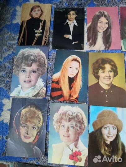 Советские актёры и актрисы (карточки)