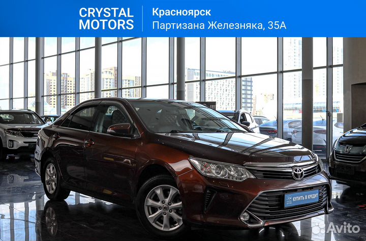 Toyota Camry 2.5 AT, 2017, 168 800 км