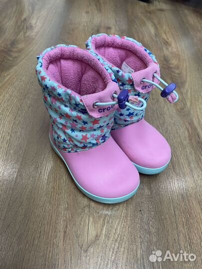 Сапоги для девочки Crocs c7 (14 см )