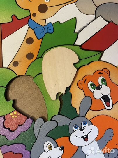 Пазл деревянный Лимпопо