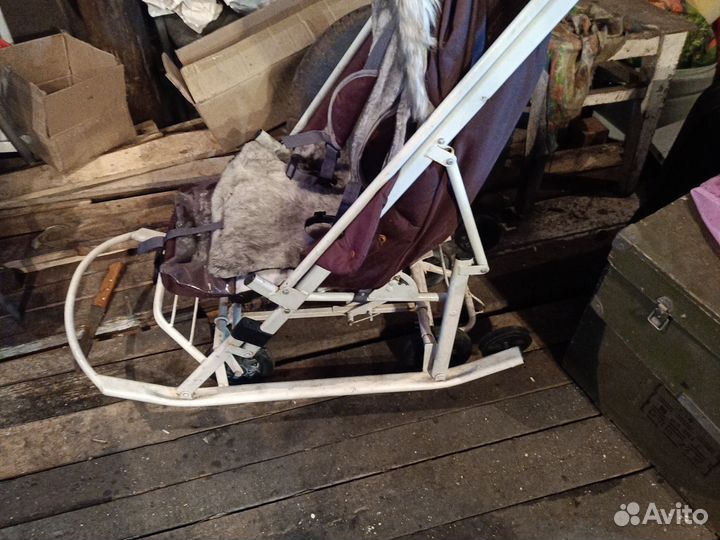 Сани коляска детские