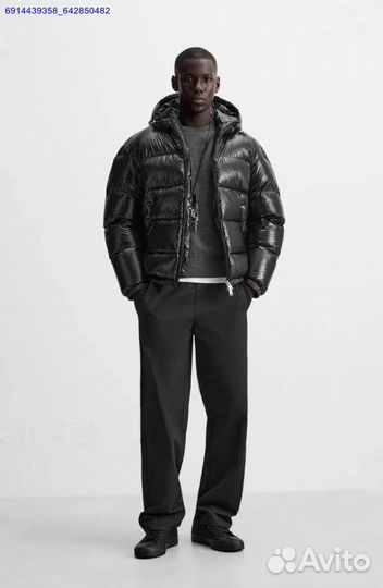 Пуховки Zara x Moncler глянцевый (Арт.49013)