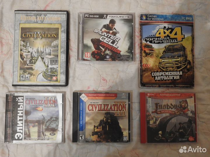 Диски с играми для пк(PC), Разные жанры